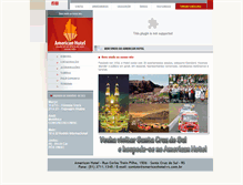 Tablet Screenshot of americanhotel-rs.com.br